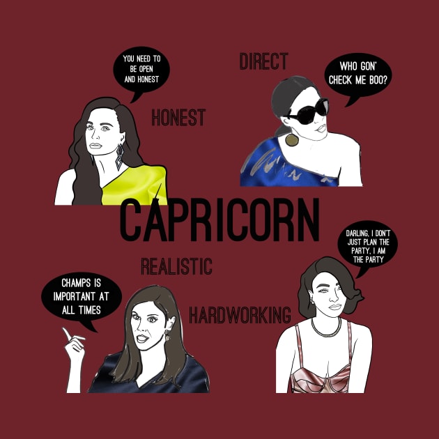 Capricorn- Bravostrology series by Katsillustration