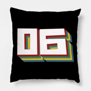 Number 6 Pillow