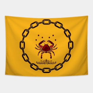 Decorative crab Tapestry