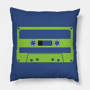 Cassette - green Pillow