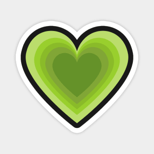 Sage green heart Magnet