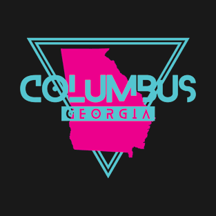 Columbus Georgia Retro Vintage Triangle GA T-Shirt