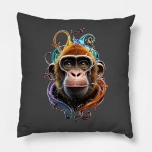 Monkey lover Pillow