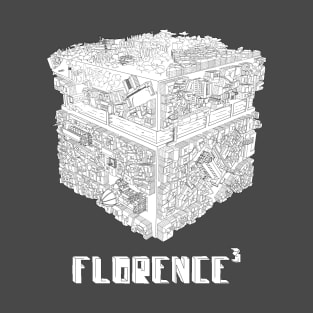 Florence Cube black and white T-Shirt