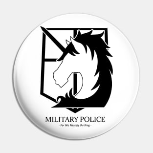 attack on titan wings logo military police Pin