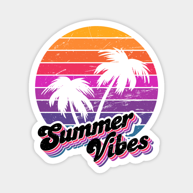 Summer Vibes Magnet by Jennifer