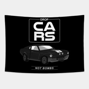 Drop cars not bombs Tapestry