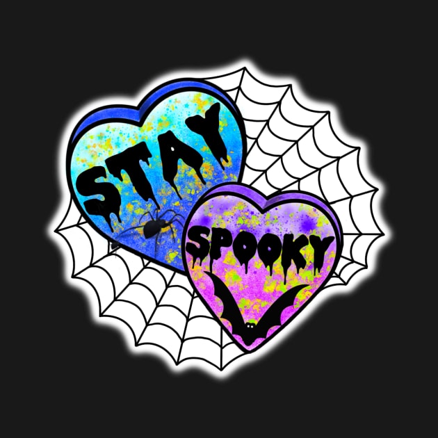 Stay spooky Web by Bite Back Sticker Co.