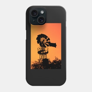 Old Farm Windmill Phone Case