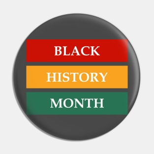 Black History Month Pin