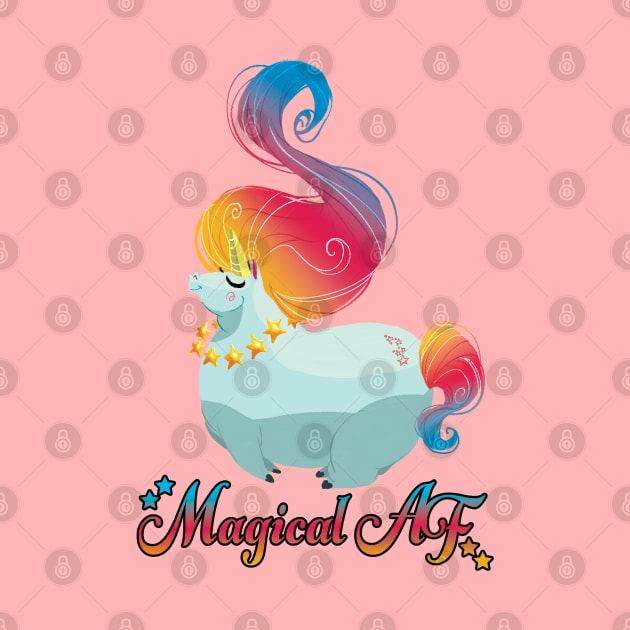 Magical AF Tubbicorn by PengPengArt