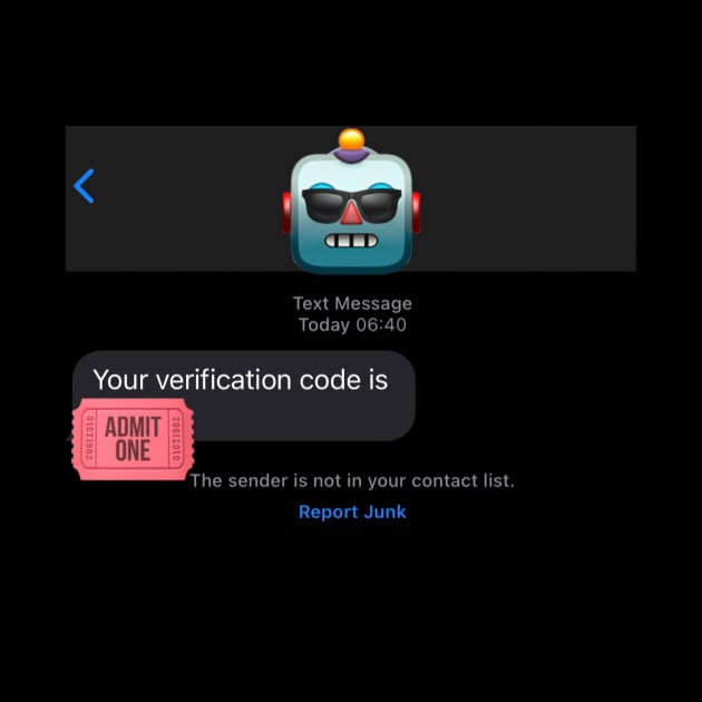 Robot Text Verification! by MooseFish Lodge