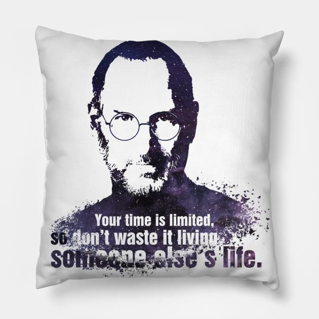 steve jobs Pillow by conquart