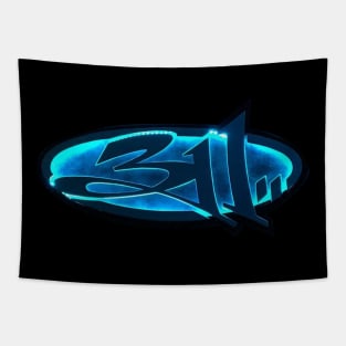 311 glow in the dark Tapestry