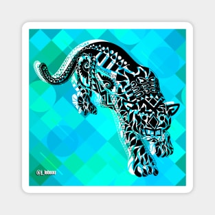 lagoon sky jaguar ecopop Magnet