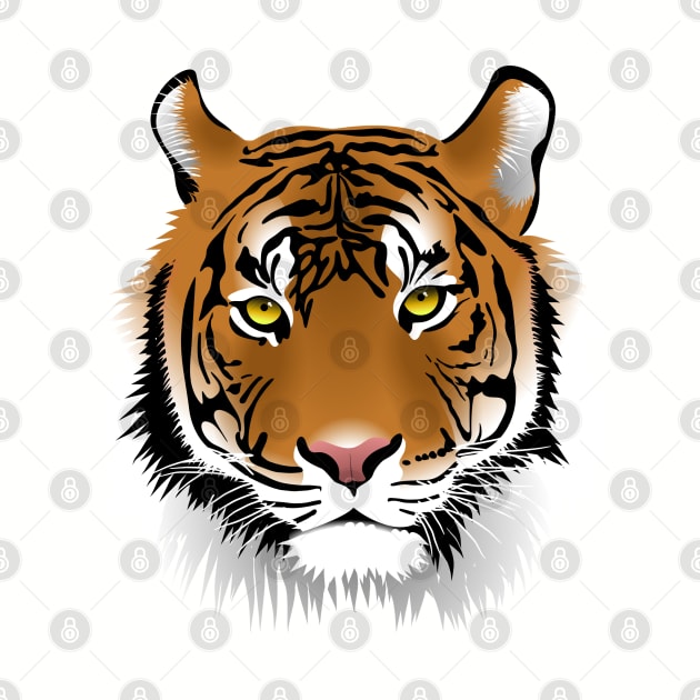 Hypnotic Bengal Tiger by PrintArtdotUS