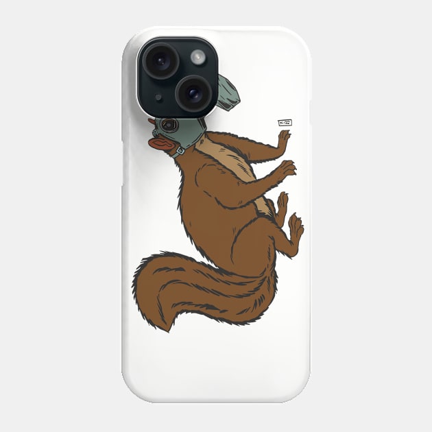 COVID Refugee Squirrel Phone Case by Thomcat23