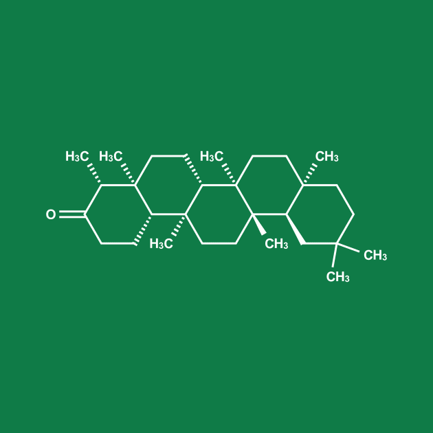 Friedelin Chemical Molecule Structure by Girih