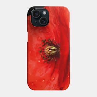 Poppy Red Phone Case