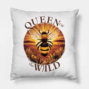 The Queen of the Wild Logo Pillow