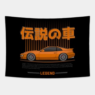 Tuner Orange 300ZX Z32 JDM Tapestry