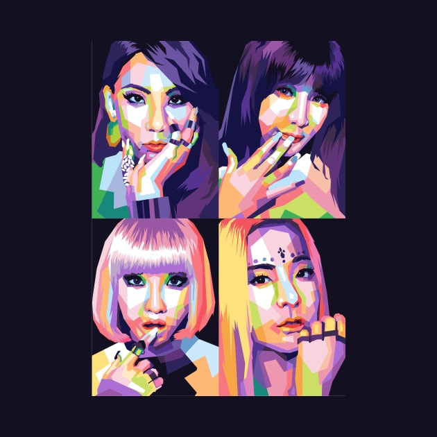 2ne1 full member by Danwpap2