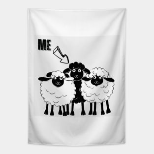 Proudly the Black Sheep! Tapestry