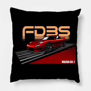 Mazda RX 7 red Topspeed Pillow