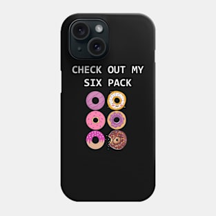 Check out My 6 - Pack Donut Funny Workout Six Pack Donut Phone Case