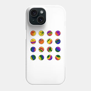 Mini Smiley Faces Bundle - LGBTQ+ Pride Phone Case