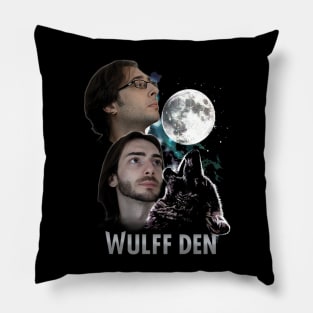 Wulff Den 3 Wolves Moon Pillow