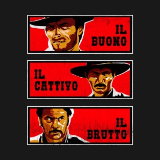 The Good, Bad & The Ugly Italian version Worn T-Shirt