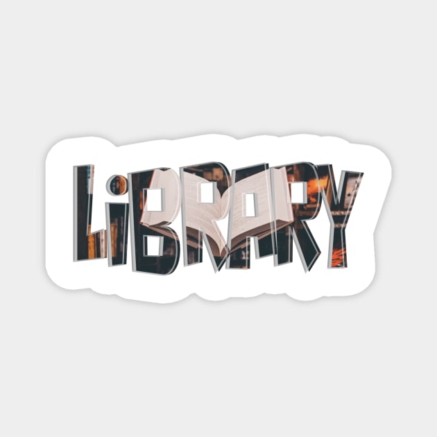 Library Magnet by afternoontees
