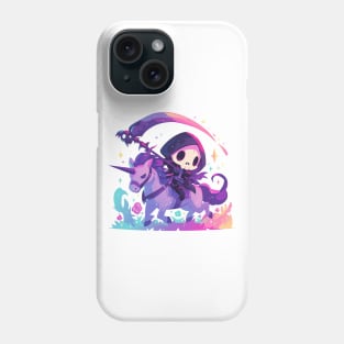 unicorn and reaper rider Phone Case