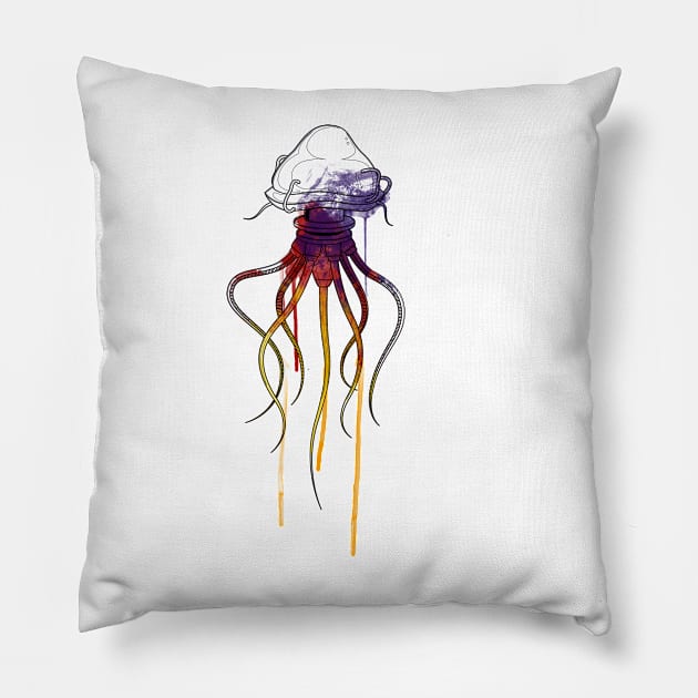 Jellyfish Pillow by Jair_Aguilar