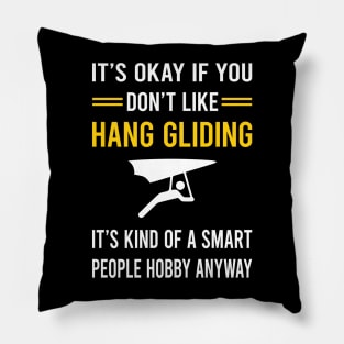 Smart People Hobby Hang Gliding Glider Pillow