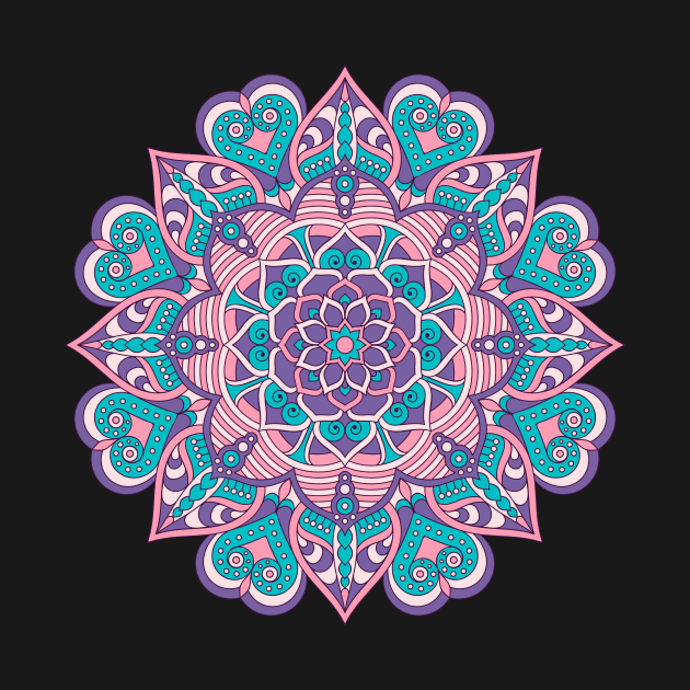 mandala-design, mandala-art, geometric, abstract, mandala and spirituality, colorful, rainbow, mandala pattern, mandala flower patterns, Flower Mandala ,Spirituality by Utopia Shop