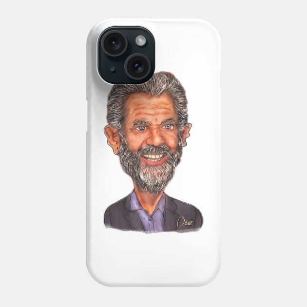 Mel Gibson Phone Case by Henry Drae