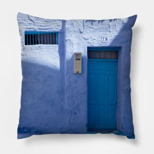 Blue on Blue Pillow