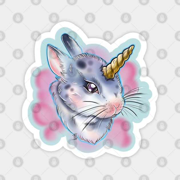 Bunnicorn Magnet by InkyMcStapleface