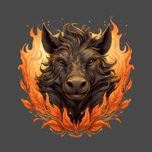 Burning Pig T-Shirt