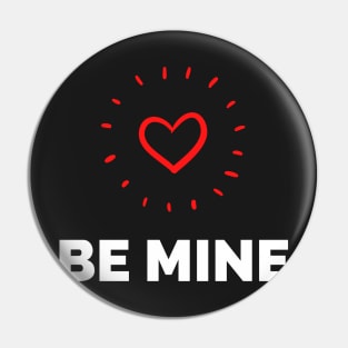 Be Mine Hugs And Kisses Valentine's Day Pin