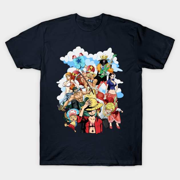 One piece anime - Straw Hat Pirates - One Piece Anime - T-Shirt