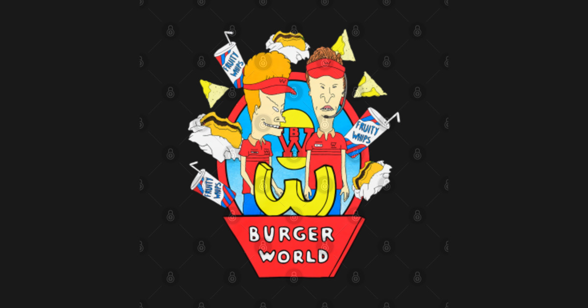 Burger World cornholio Beavis Beavis And Butthead Hoodie TeePublic