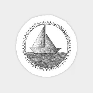 Sailing Boat Magnet