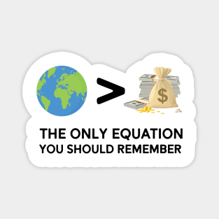 Only Equation You Should Remember Climate Change Global Warming Magnet