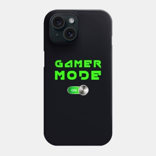 GAMER MOD ON - from the 90s green fluo Phone Case