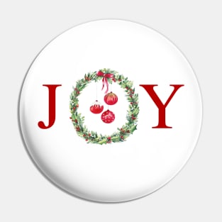 Christmas Joy illustration Pin