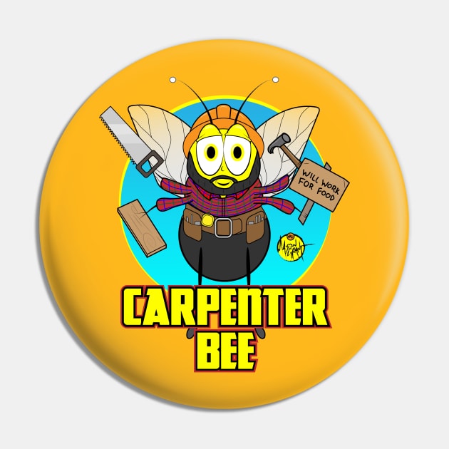 Carpenter Bee Pin by MasonGrant