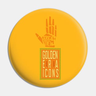 GOLDEN ERA ICONS logo Pin